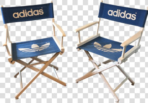 1980 S Adidas Trefoil Logo Director S Chairs   Adidas Chair  HD Png Download