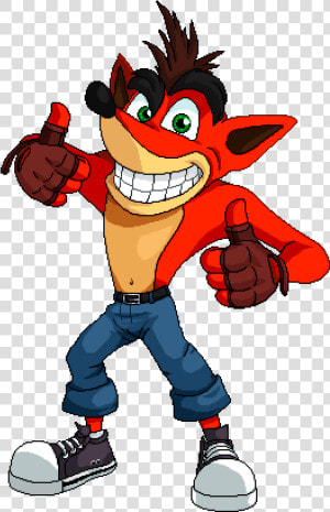 Smash Clipart Crashed   Clip Art Crash Bandicoot  HD Png Download