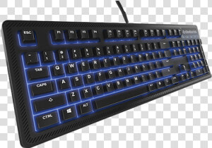 Steelseries Computer Pc Gaming Keyboard Apex 100   Steelseries Keyboard Apex 100  HD Png Download