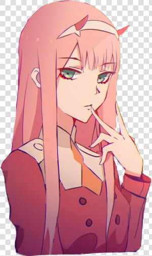  zerotwo  zero  two  darlinginthefranxx  darling  in   Zero Two Fanart Cute  HD Png Download