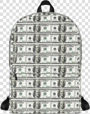 Adjective Custom Designed Dollar Bill Backpack   Png  Transparent Png