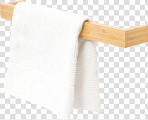 Slimline Hand Towel Rail Long Bamboo   Wool  HD Png Download