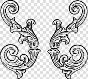 Transparent Flourish Clipart   Flourish Vintage Vector  HD Png Download