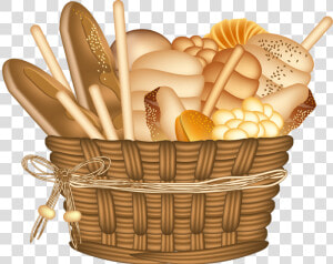 Bread Basket Clip Art   Bread Basket Cartoon Png  Transparent Png