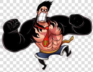 Dk Luffy   He  39 s Bigger Faster And Stronger Too  HD Png Download