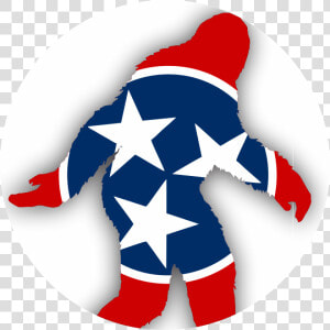 Bigfoot Tennessee Popsocket   Tennessee Flag Stars  HD Png Download