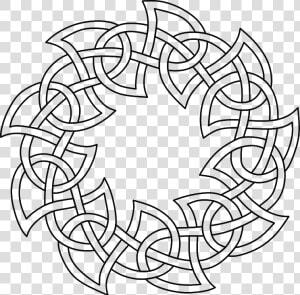 Celtic Knot Tattoo Designs   Tattoo Design Circle Celtic  HD Png Download