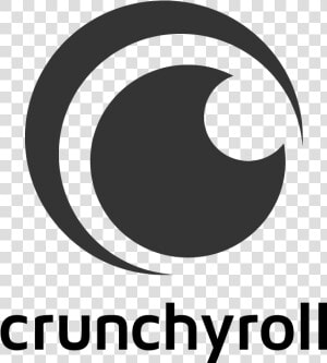 Crunchyroll Logo Vertical   Crunchyroll Logo Black And White  HD Png Download