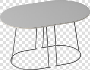 16912 Airy Coffee Table Nano Small Grey   Muuto   Airy Half size Coffee Table   Black  HD Png Download