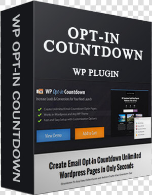 Wp Opt In Countdown Wp Opt In Countdown Plugin   Poster  HD Png Download