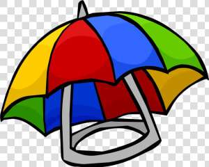 Club Penguin Wiki Fandom   Club Penguin Umbrella Hat  HD Png Download