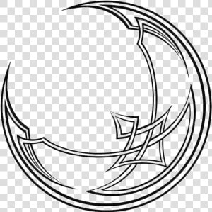 Celtic Moon Png  free Online Photo Editor   Celtic Crescent Moon  Transparent Png