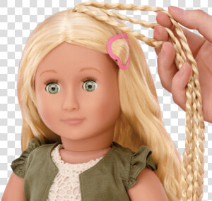 Clip Art Girl Blonde Hair Green Eyes   Pia Doll  HD Png Download