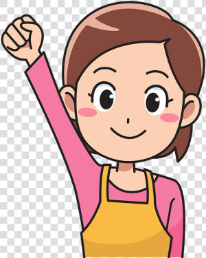 Happy Housewife   Office Worker Office Cartoon  HD Png Download