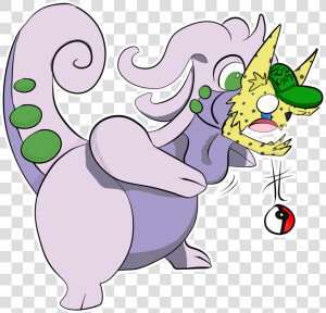 Goodra Telegram Sticker   Png Download   Telegram Furry Stickers Pulex  Transparent Png