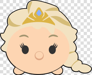 Disney Tsum Tsum Clipart Elsa Frozen Clipart Image   Disney Princess Tsum Tsum Png  Transparent Png