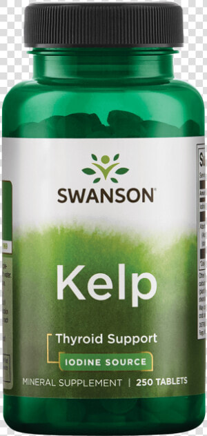 Swanson Kelp Iodine Source 225 Mcg 250 Tabs   Swanson Kidney Essentials  HD Png Download