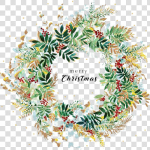 Christmas Wreath Png Background Image   Christmas Garland Background Png  Transparent Png