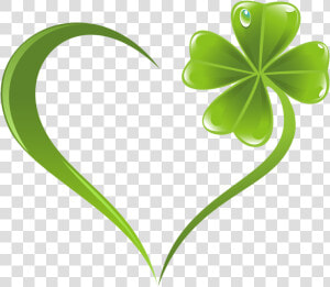 Shamrock Symbol For Facebook   Heart Four Leaf Clover Tattoo  HD Png Download