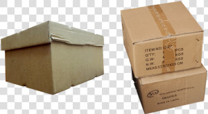 Box  Transparent  Container  Carton  Delivery  Package   Old Cardboard Box Png  Png Download