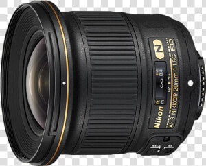 20051 20mm F1 8g Front   Nikon 20mm F 1 8g  HD Png Download