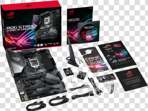 Rog Strix Z390 E Gaming Whats Inside The Box   Asus Rog Z390 E  HD Png Download