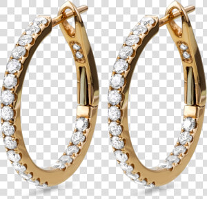 Diamond Earrings In 18k Rose Gold   Diamond Earrings Jewellery Hd  HD Png Download