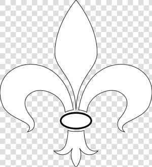 Black And White Fleur De Lis Images   White Fleur De Lis Png  Transparent Png