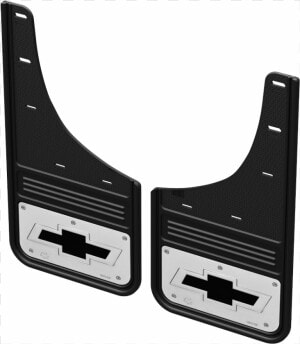 Black Bowtie No drill Front Mud Flaps   Mudflap  HD Png Download