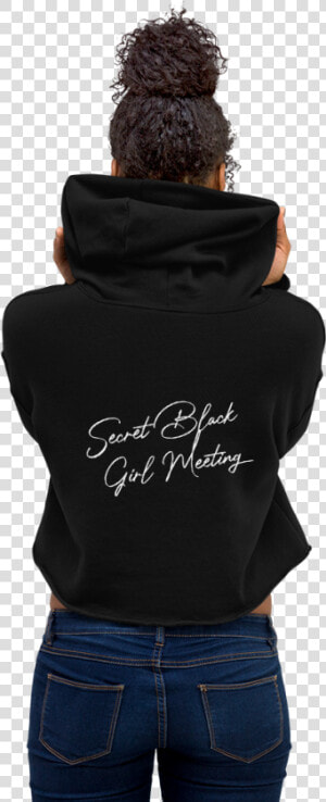 Member Sbgm Logo Mockup Back Womens 2 Black   Cool Black Hoodie  HD Png Download