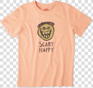 Boys Scary Happy Crusher Tee   Cartoon  HD Png Download