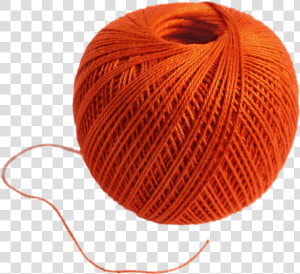 Ball Of Orange Wool   Ball Of Wool Png  Transparent Png