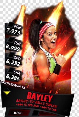 Bayley S3 14 Wrestlemania33 Ringdom   Shawn Michaels Wwe Supercard  HD Png Download