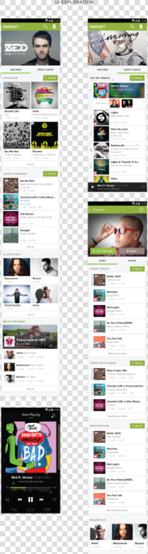 Beatport Wireframes 02  HD Png Download