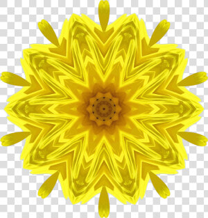 Sunflower Kaleidoscope   Sunflower  HD Png Download