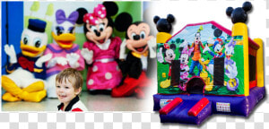 Mickey Mouse Clubhouse Characters  amp  Bounce House Rental   Baby Toys  HD Png Download