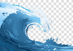  wave  sea  water  blue  freetoedit  귀여운  picsart  cute   Wave Transparent Background  HD Png Download