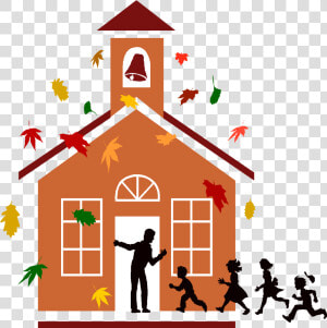 School Transparent Background   Old School House Clip Art  HD Png Download