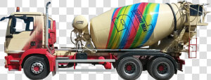 Concrete Mixer Lorry Transparent Image   Truck  HD Png Download