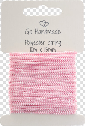 Pink Polyester String   Wool  HD Png Download