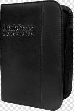 Utah State University Leather Padfolio With Zipper   Wallet  HD Png Download