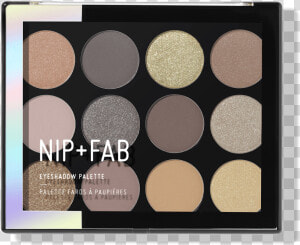 Eyeshadow Palette Gentle Glam   Nip Fab Jewelled Palette  HD Png Download