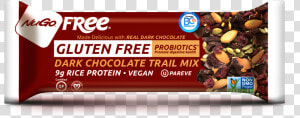 Nugo Free® Bars Do Not Contain Gluten Or Soy Only Healthy   Healthy Chocolate Bar Names  HD Png Download