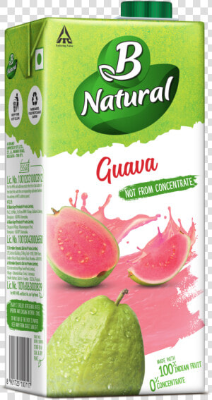 B Natural Guava Drinks   B Natural Pomegranate Juice  HD Png Download