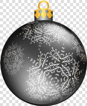 Christmas Ball Decorations Messages Sticker 11   Silver Christmas Ornaments Clipart  HD Png Download