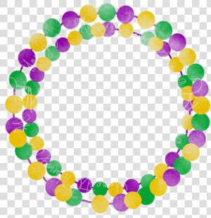 Mardi Gras Png Download Image   Circle Mardi Gras Beads  Transparent Png