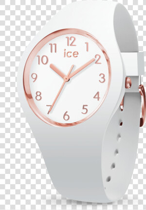 Ice Glam   White Rose gold   Numbers   Ice Watch 015337  HD Png Download