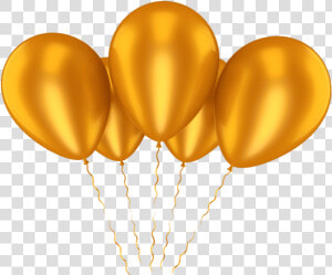 Golden Balloons Png   Gold Balloon Transparent Background  Png Download