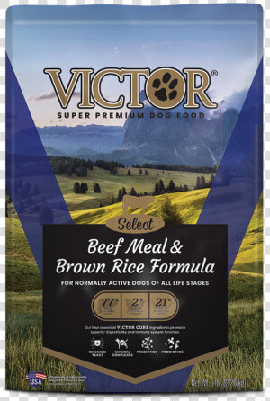 Victor Beef Meal And Brown Rice  HD Png Download