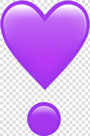 Purple Heart Emoji Png   Heart Emoji Iphone Png  Transparent Png